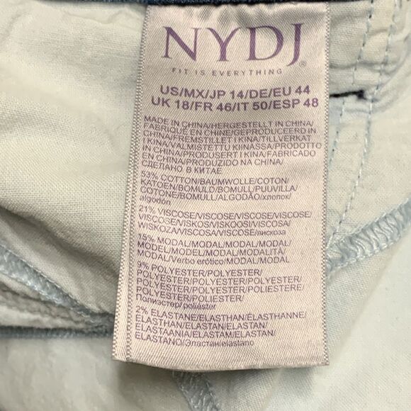 NYDJ Madison Ami Skinny Sure Stretch Lift Tuck Technology Distressed‎ Jeans - Picture 8 of 9